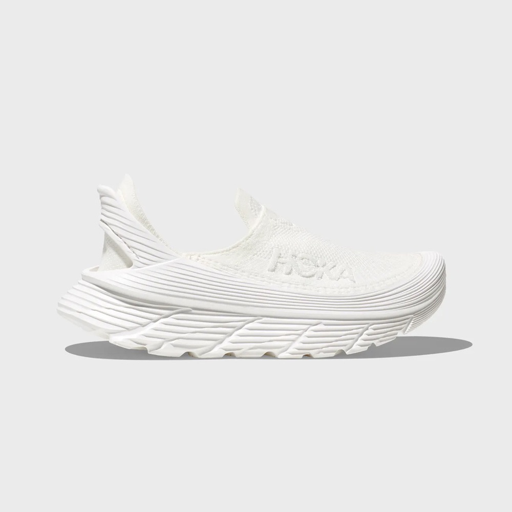 Hoka One One Restore TC Raw White Slip-On Men’s Size 14 / Woman’s 15 NWT - Picture 1 of 9